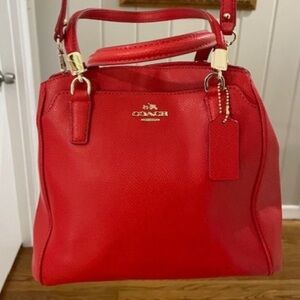Coach Red Madison Minetta Crossbody Bag
Like New